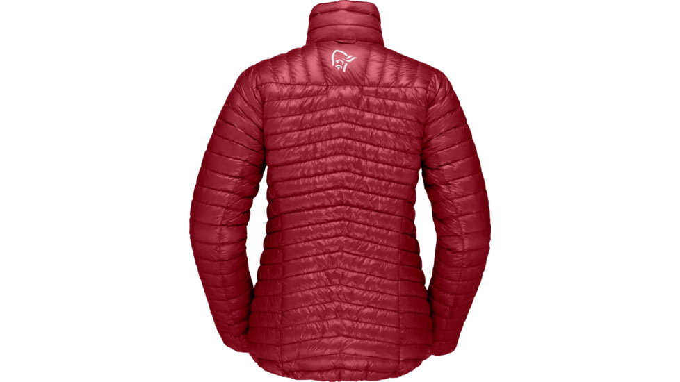 Norrona Trollveggen Superlight Down850 Jacket - Womens, Rhubarb, Medium, 1607-21-5700-M
