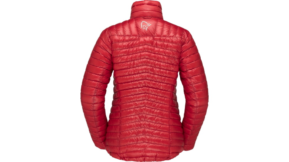 Norrona Trollveggen Superlight Down850 Jacket - Womens, True Red, Large, 1607-21-1105-L