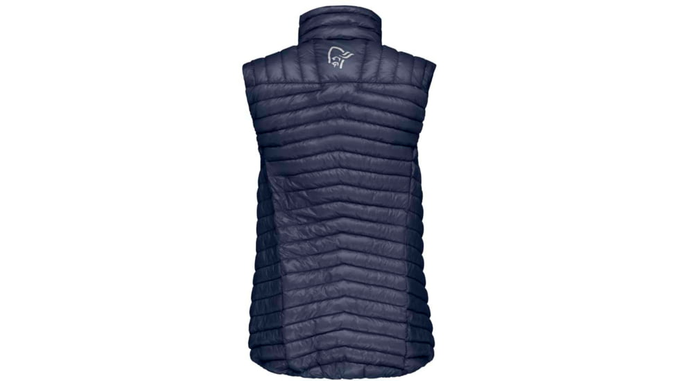 Norrona Trollveggen Superlight Down850 Vest - Womens, Indigo Night, L, 1622-22-2295-L