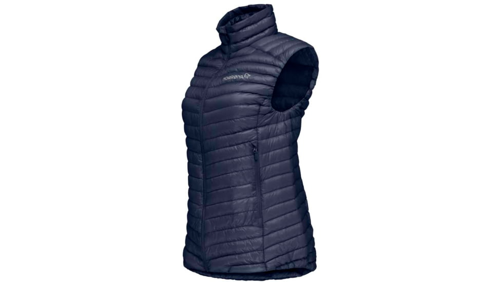 Norrona Trollveggen Superlight Down850 Vest - Womens, Indigo Night, L, 1622-22-2295-L