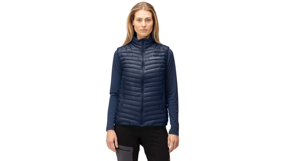 Norrona Trollveggen Superlight Down 850 Vest - Women's, Indigo Night, Large, 1622-22 2295 L