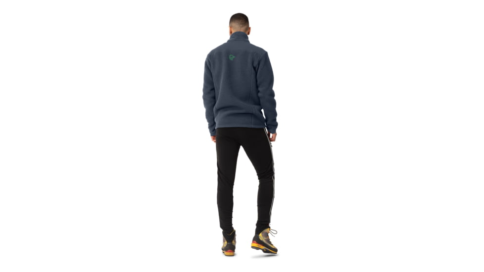 Norrona Trollveggen Thermal Pro Jacket - Mens, Cool Black/Classic Green, Medium, 3030-16-7784-M