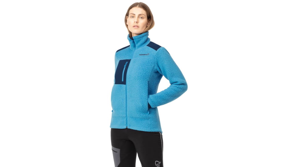 Norrona Trollveggen Thermal Pro Jacket - Womens, Aquarius, Small, 7042698465085
