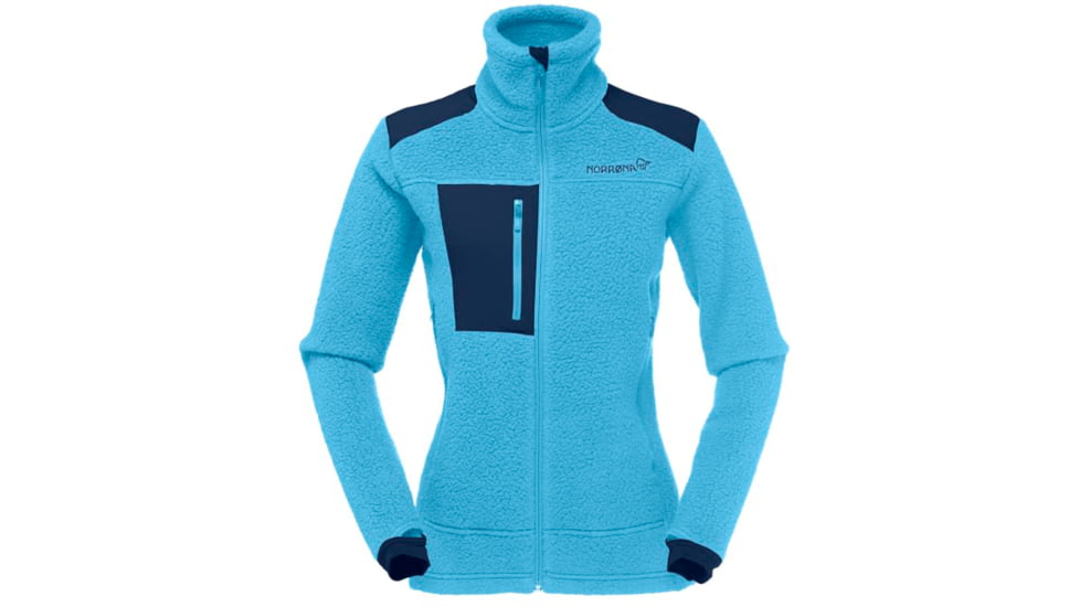 Norrona Trollveggen Thermal Pro Jacket - Womens, Aquarius, Small, 7042698465085