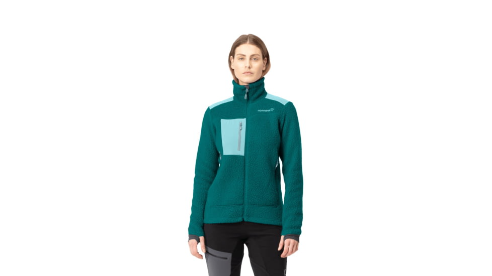 Norrona Trollveggen Thermal Pro Jacket - Womens, Everglade, Medium, 3032-16-3413-M