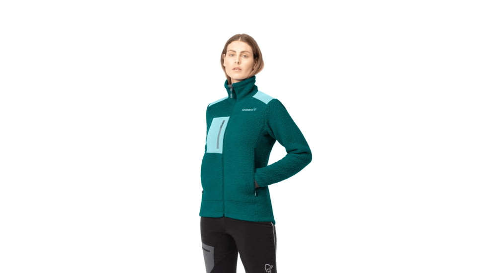 Norrona Trollveggen Thermal Pro Jacket - Womens, Everglade, Medium, 3032-16-3413-M