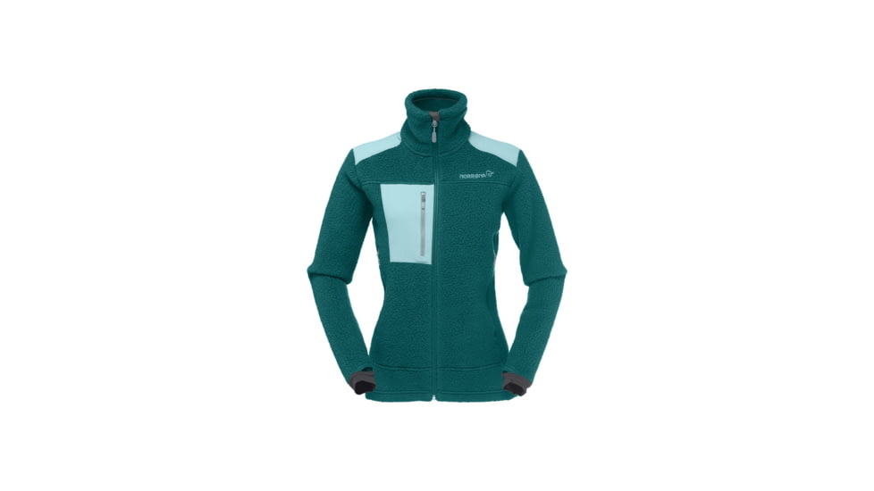 Norrona Trollveggen Thermal Pro Jacket - Womens, Everglade, Medium, 3032-16-3413-M