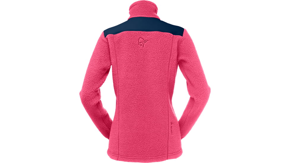 Norrona Trollveggen Thermal Pro Jacket - Womens, Honeysuckle/Indigo Night, Large, 3032-16-5544-L