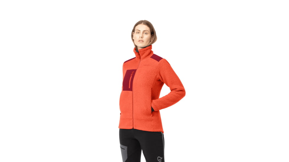 Norrona Trollveggen Thermal Pro Jacket - Womens, Orange Alert, Medium, 3032-16-5620-M