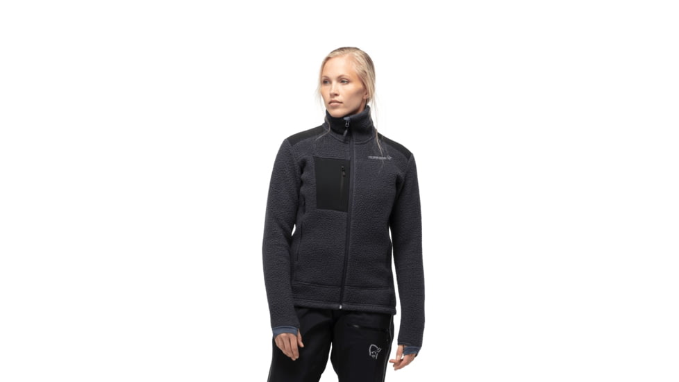 Norrona Trollveggen Thermal Pro Jacket - Womens, Phantom, Medium, 3032-16-8850-M