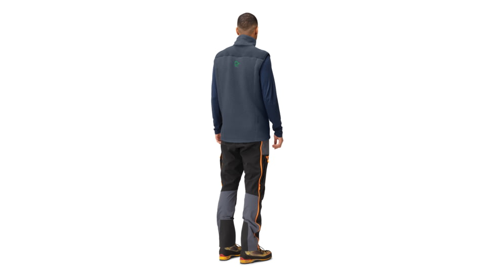 Norrona Trollveggen Thermal Pro Vest - Mens, Cool Black/Classic Green, Extra Large, 1627-22-7784-XL