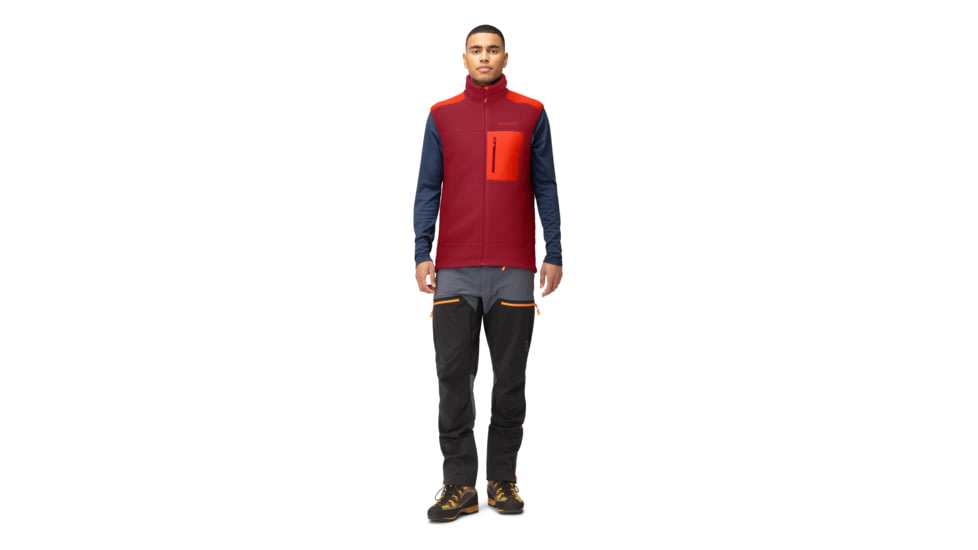 Norrona Trollveggen Thermal Pro Vest - Mens, Rhubarb, Medium, 1627-22-5700-M