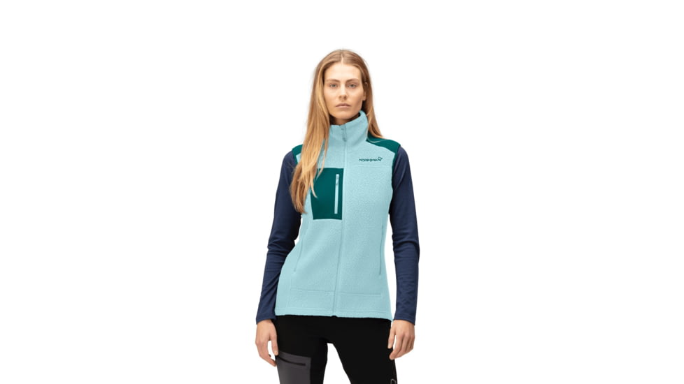 Norrona Trollveggen Thermal Pro Vest - Womens, Clearwater, Large, 1626-22-2290-L