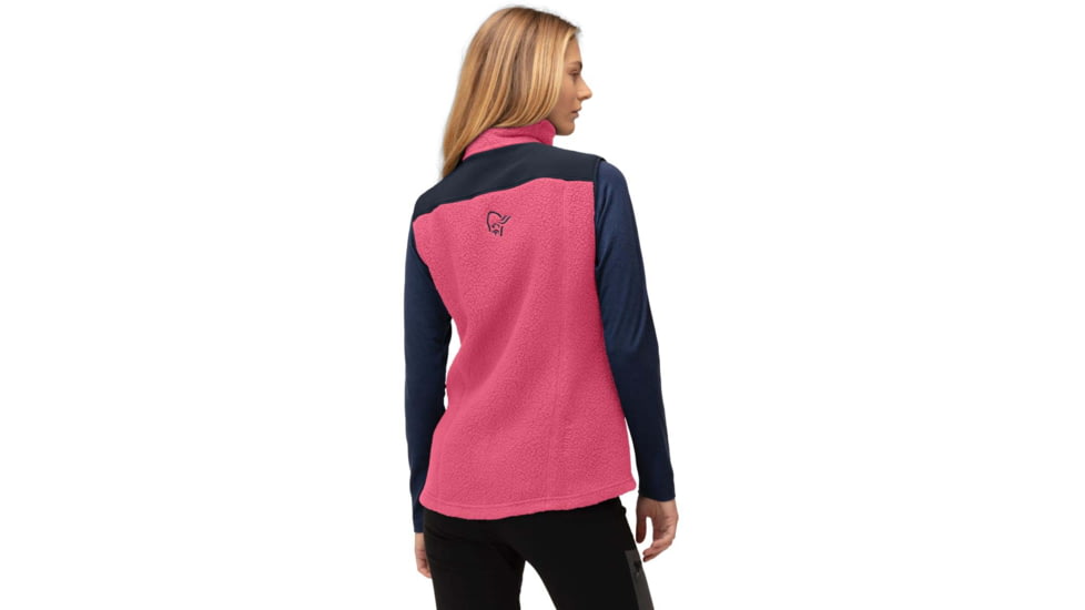 Norrona Trollveggen Thermal Pro Vest - Womens, Honeysuckle/Indigo Night, Small, 1626-22 5544 S