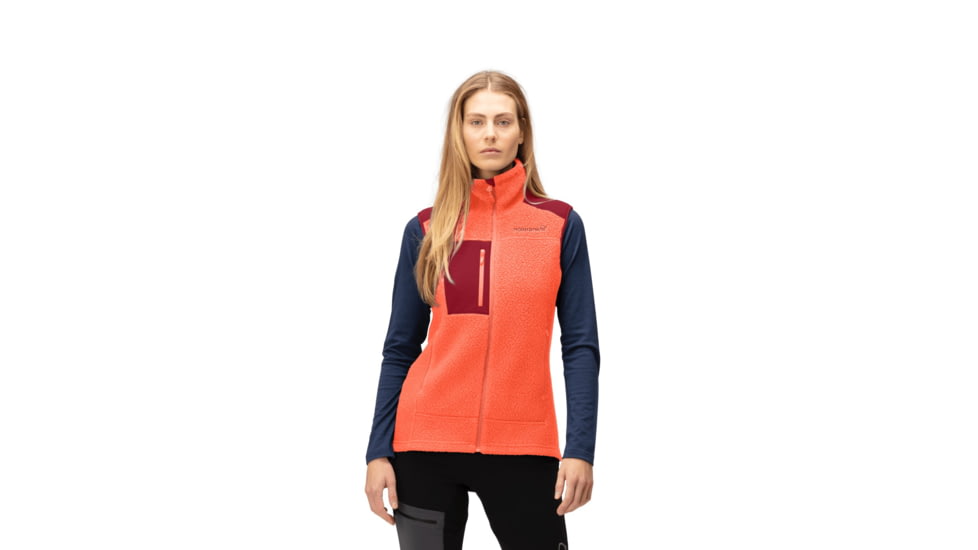 Norrona Trollveggen Thermal Pro Vest - Womens, Orange Alert, Small, 1626-22-5620-S