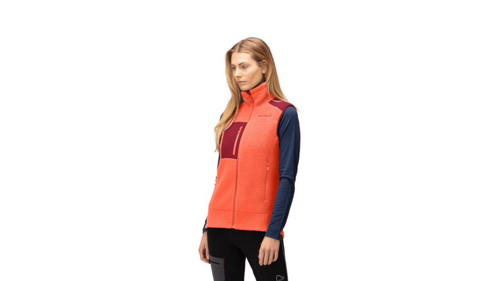 Norrona Trollveggen Thermal Pro Vest - Womens, Orange Alert, Small, 1626-22-5620-S