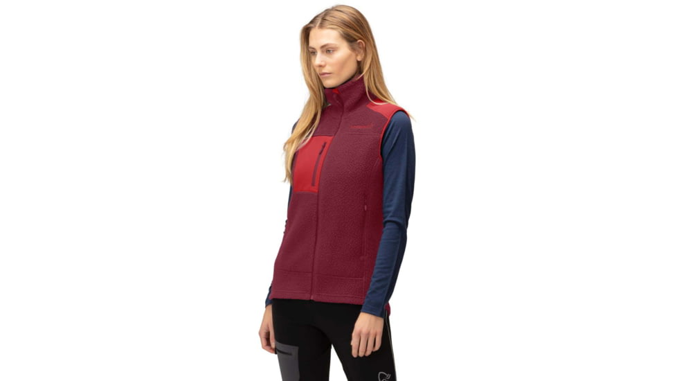 Norrona Trollveggen Thermal Pro Vest - Womens, Rhubarb, Large, 1626-22 5700 L