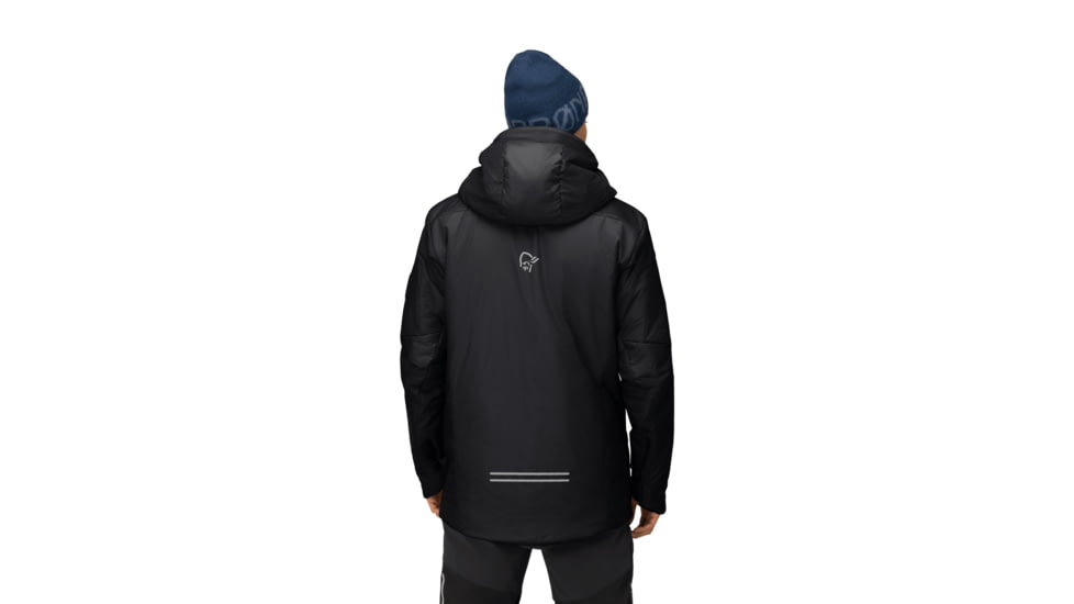 Norrona Trollveggen Thermo100 Rescue Hoodie - Mens, Caviar, Large, 1613-23-7718-L