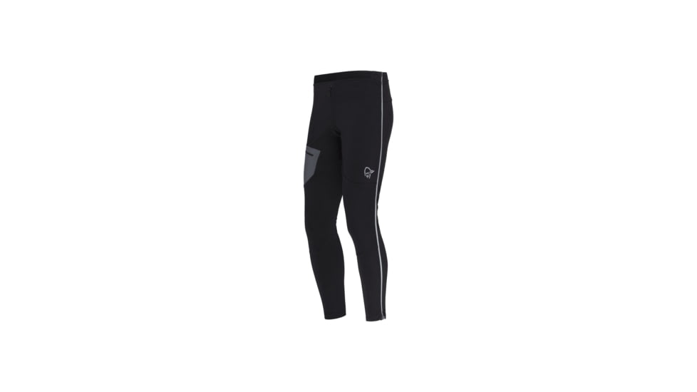 Norrona Trollveggen Warmwool2 Stretch Tights - Mens, Caviar, Large, 1624-19-7718-L