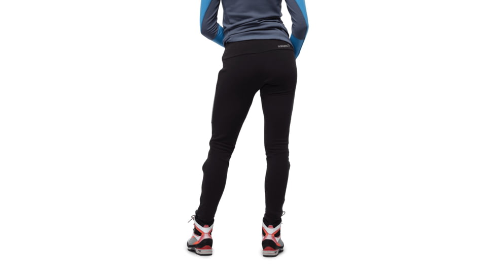 Norrona Trollveggen Warmwool2 Stretch Tights - Womens, Caviar, Large, 1629-19-7718-L