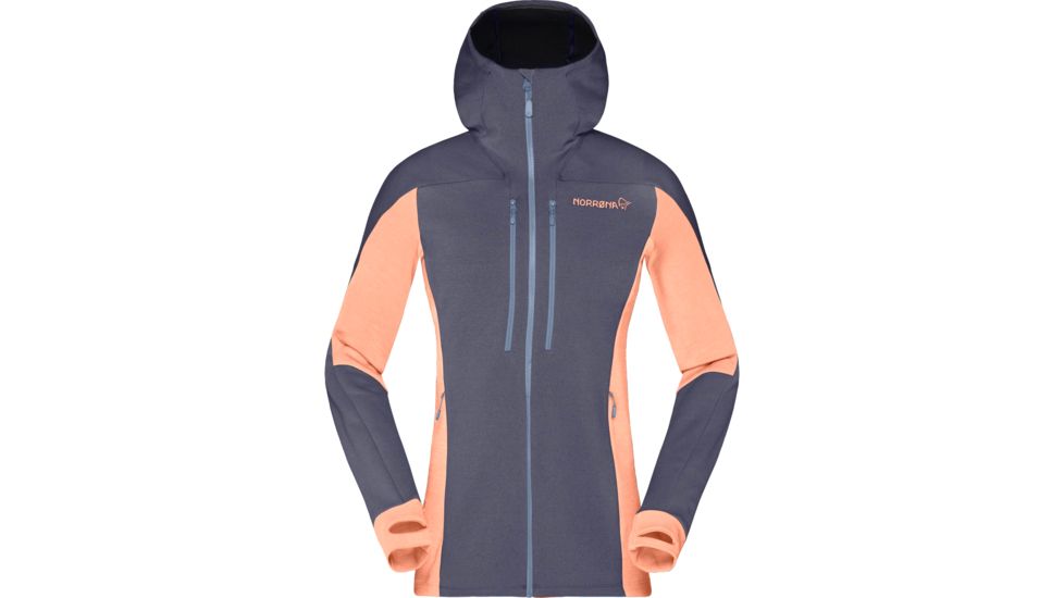 Norrona Trollveggen Warmwool2 Stretch - Womens, Cool Black, Medium, 1627-19-7760-M
