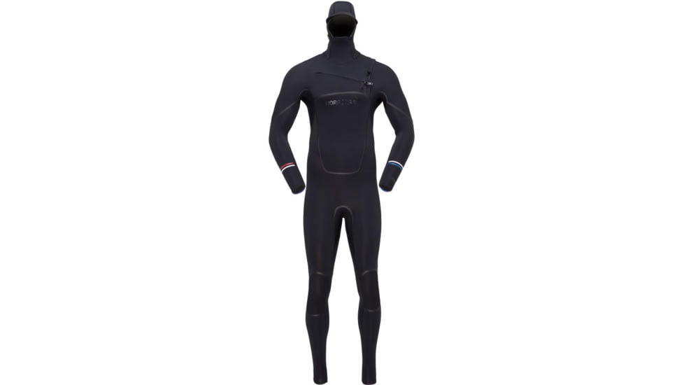 Norrona Unstad 5.5/5/4 Hooded Wetsuit - Mens, Caviar, Small, 4404-19-7718-S