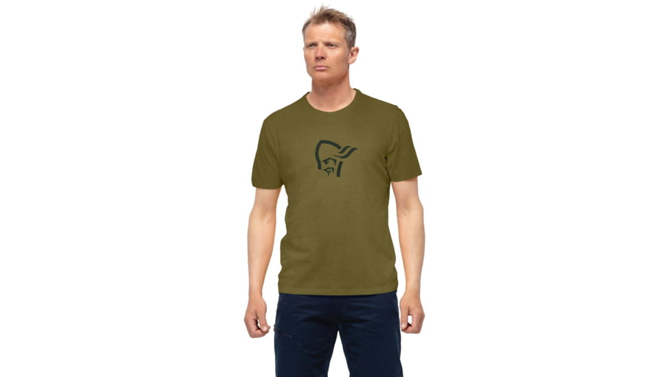 Norrona Viking T-Shirt - Mens, Olive Drab, Small, 3417-21 3897 S