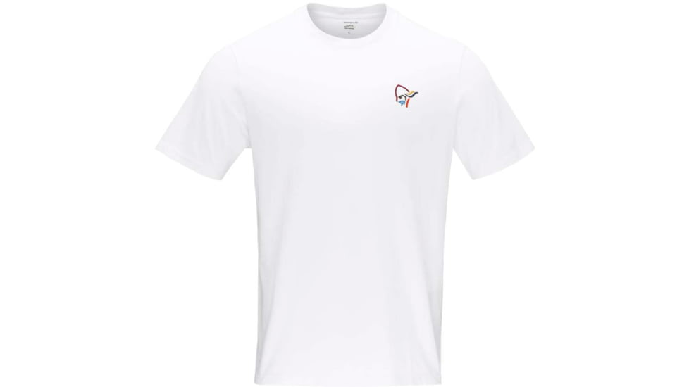 Norrona Vikinghead Embroidery T-Shirt - Mens, Pure White, Extra Large, 3416-22 9000 XL