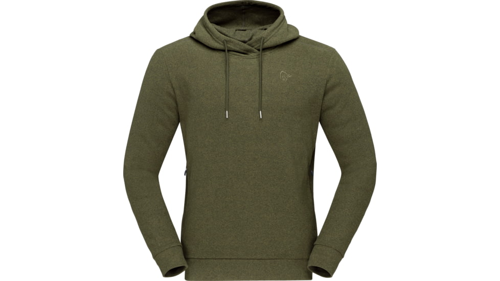 Norrona Warm Two Norrona Hoody - Men's, Olive Night, Small, 5250-21 3301 S