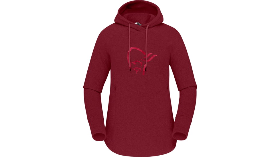 Norrona Warm2 Hood - Womens, Rhubarb, Medium, 5251-21-5700-M