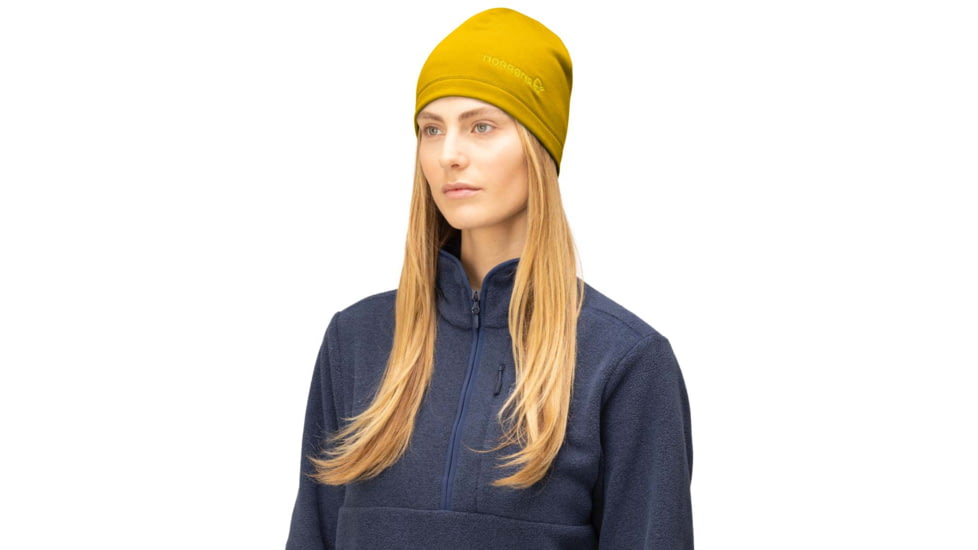 Norrona Warmwool Two Beanie, Sulphur, Largearge/Extra Largearge, 5223-22 5010 L/XL
