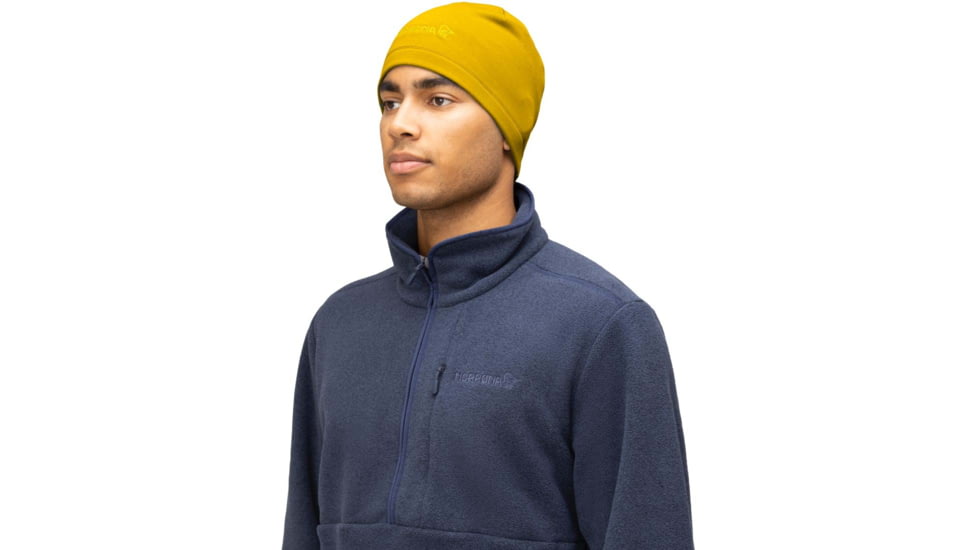 Norrona Warmwool Two Beanie, Sulphur, Largearge/Extra Largearge, 5223-22 5010 L/XL