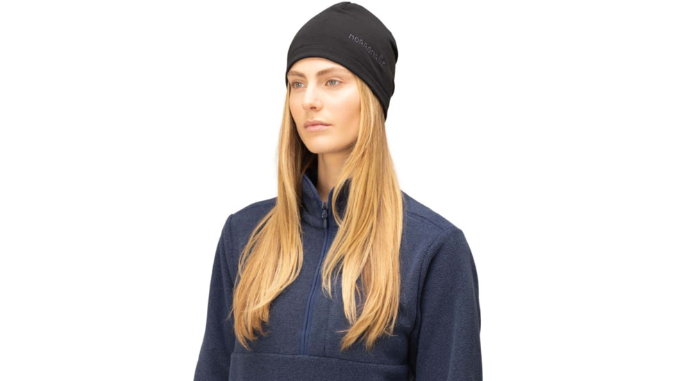 Norrona Warmwool Two Beanie, Caviar Black, Largearge/Extra Largearge, 5223-22 7718 L/XL