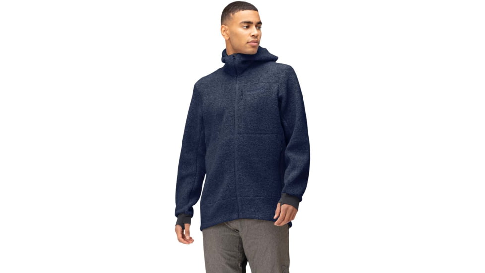 Norrona Warmwool3 Hood - Mens, Indigo Night, M, 5213-22-2295-M