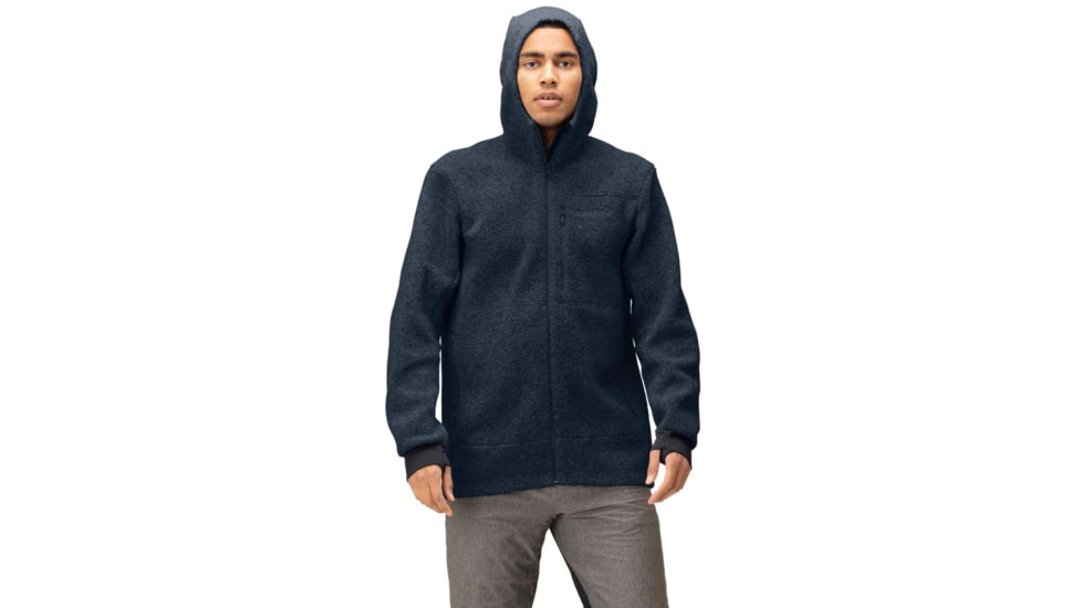 Norrona Warmwool3 Hood - Mens, Indigo Night, M, 5213-22-2295-M