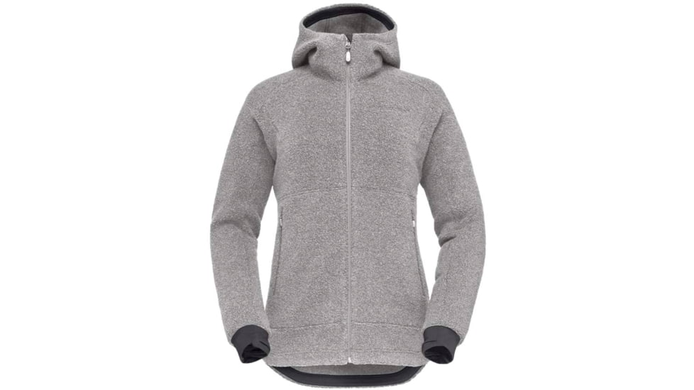 Norrona Warmwool3 Hood - Womens, Drizzle, L, 5214-22-2301-L