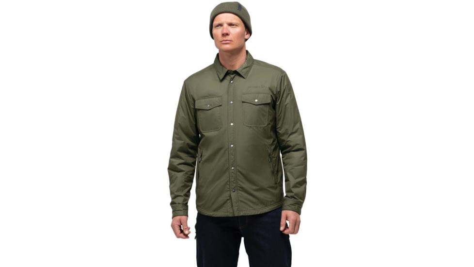 Norrona Workwear Pile Shirt - Mens, Olive Night, Large, 5208-20-3301-L