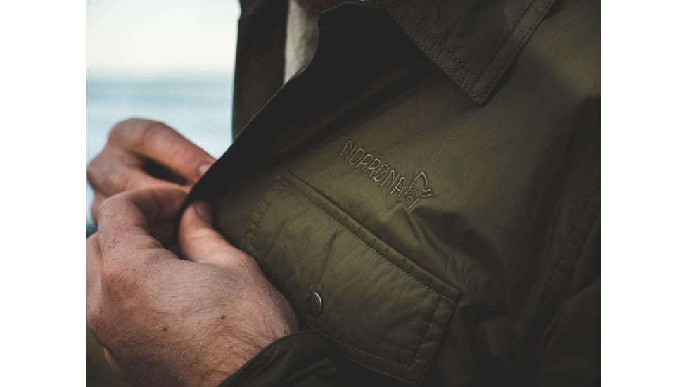 Norrona Workwear Pile Shirt - Mens, Olive Night, Large, 5208-20-3301-L