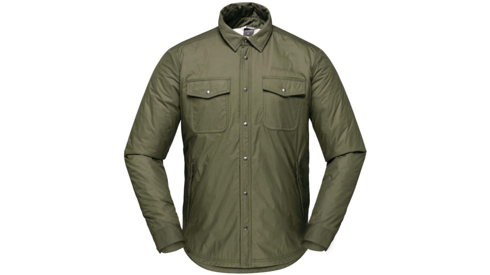 Norrona Workwear Pile Shirt - Mens, Olive Night, Large, 5208-20-3301-L