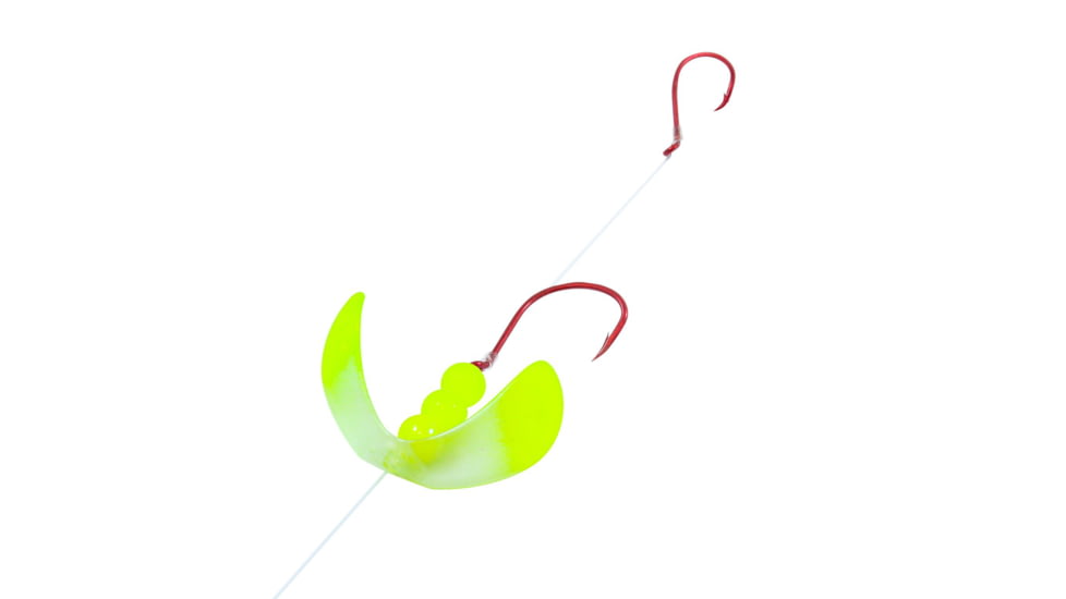 Northland Butterfly Blade Harness 60" Snell Clear Tip Chartreuse 1/Cd, NL-BFBH2-CTC