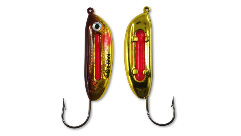 Northland Fishing Tackle Glo-Shot Jig, Metallic Gold, 1/8 oz, GSJ3-12