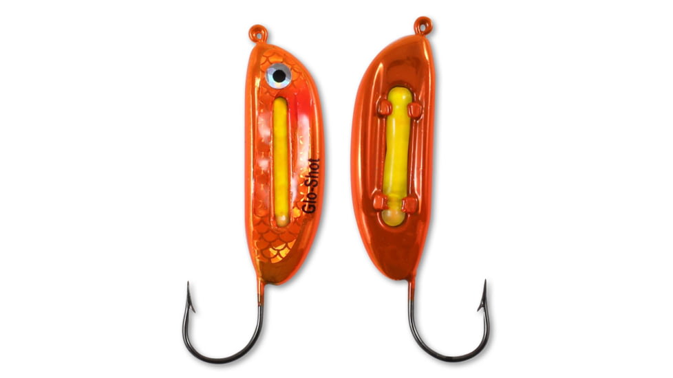 Northland Fishing Tackle Glo-Shot Jig, Metallic Orange, 1/8 oz, GSJ3-8