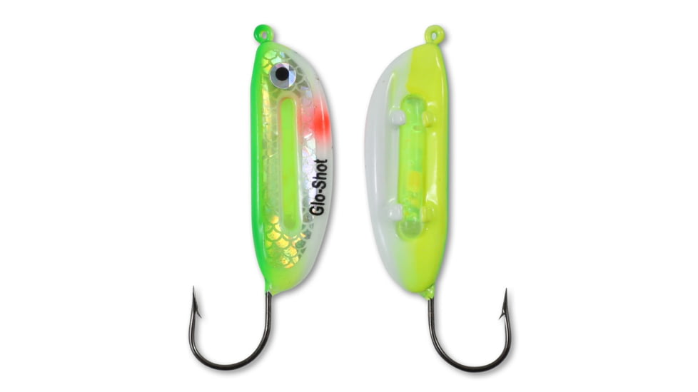 Northland Fishing Tackle Glo-Shot Jig, S-Glo Perch, 1/8 oz, GSJ3-20