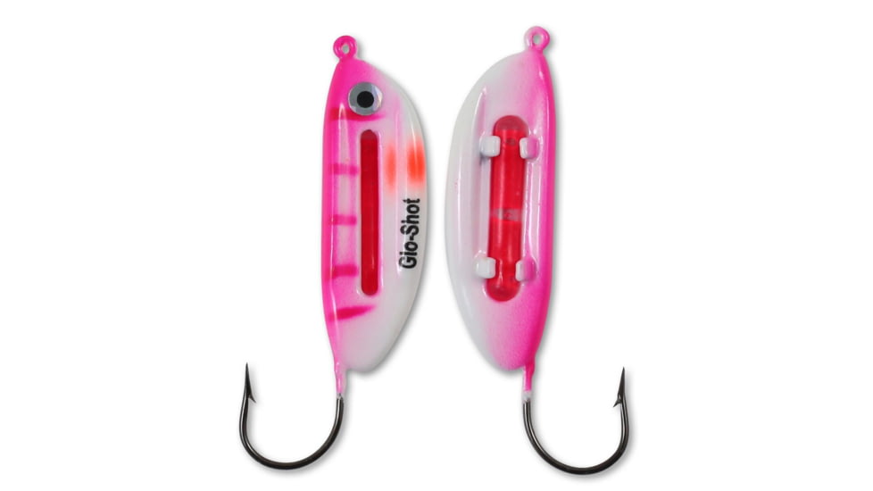 Northland Fishing Tackle Glo-Shot Jig, UV Pink Tiger, 1/8 oz, GSJ3-26