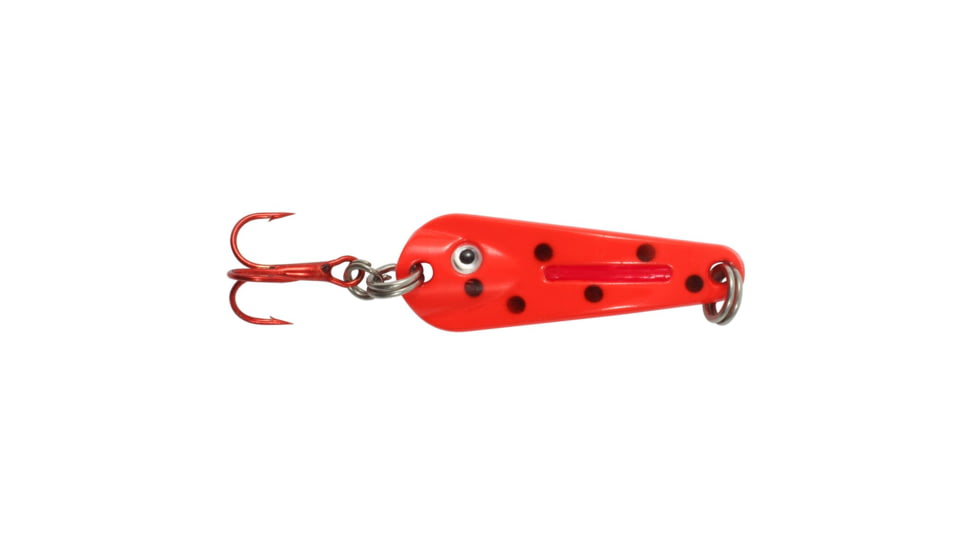 Northland Fishing Tackle Glo-Shot Spoon, Ladybug, 1/16 oz, GSS2-93