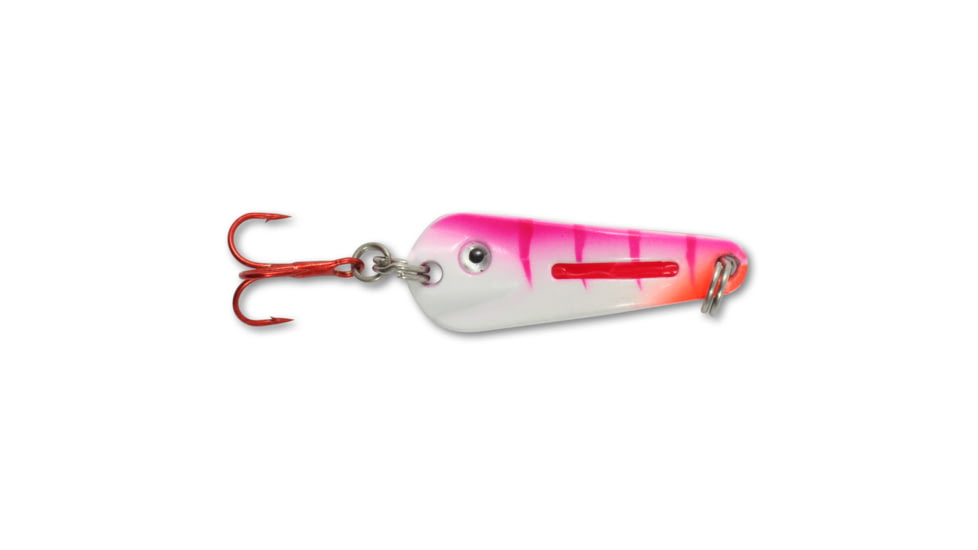 Northland Fishing Tackle Glo-Shot Spoon, UV Pink Tiger, 1/16 oz, GSS2-26