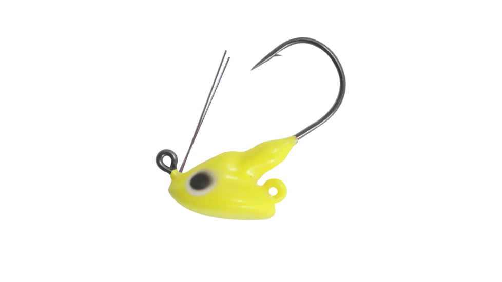 Northland Fishing Tackle Puppet Minnow Jig, Super-Glo Chartreuse, 1/8oz, NL-FBSW3-10