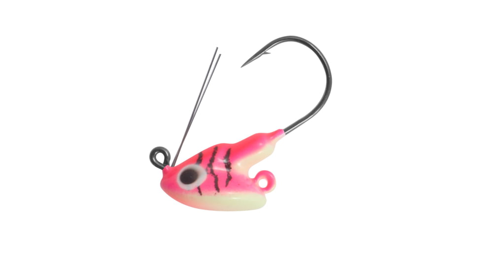 Northland Fishing Tackle Puppet Minnow Jig, UV Pink Tiger, 1/4oz, NL-FBSW4-26