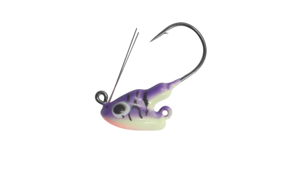 Northland Fishing Tackle Puppet Minnow Jig, UV Purple Tiger, 1/8oz, NL-FBSW3-46