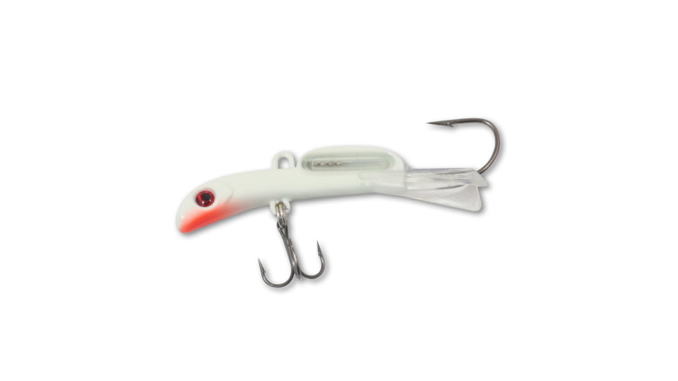 Northland Fishing Tackle Rattlin Puppet Minnow Lure, Glo White, 1/4 oz, PMDR2-13